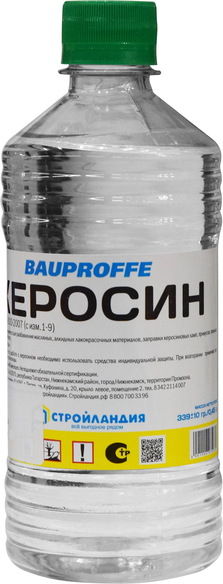 Керосин технический BAUPROFFE 0,45 л — цена в Бузулуке, купить в  интернет-магазине, характеристики и отзывы, фото